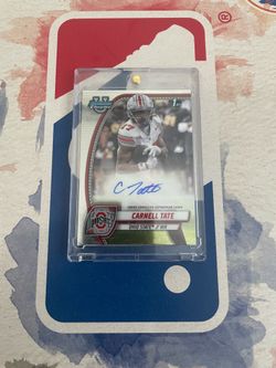 Carnell Tate 1st Bowman Chrome Auto