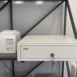 Star Micronic Cash Drawer + Star TSP100IIIW WiFi Receipt Printer