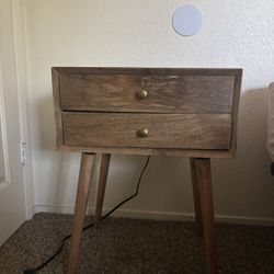 Nightstand With Charging Outlets