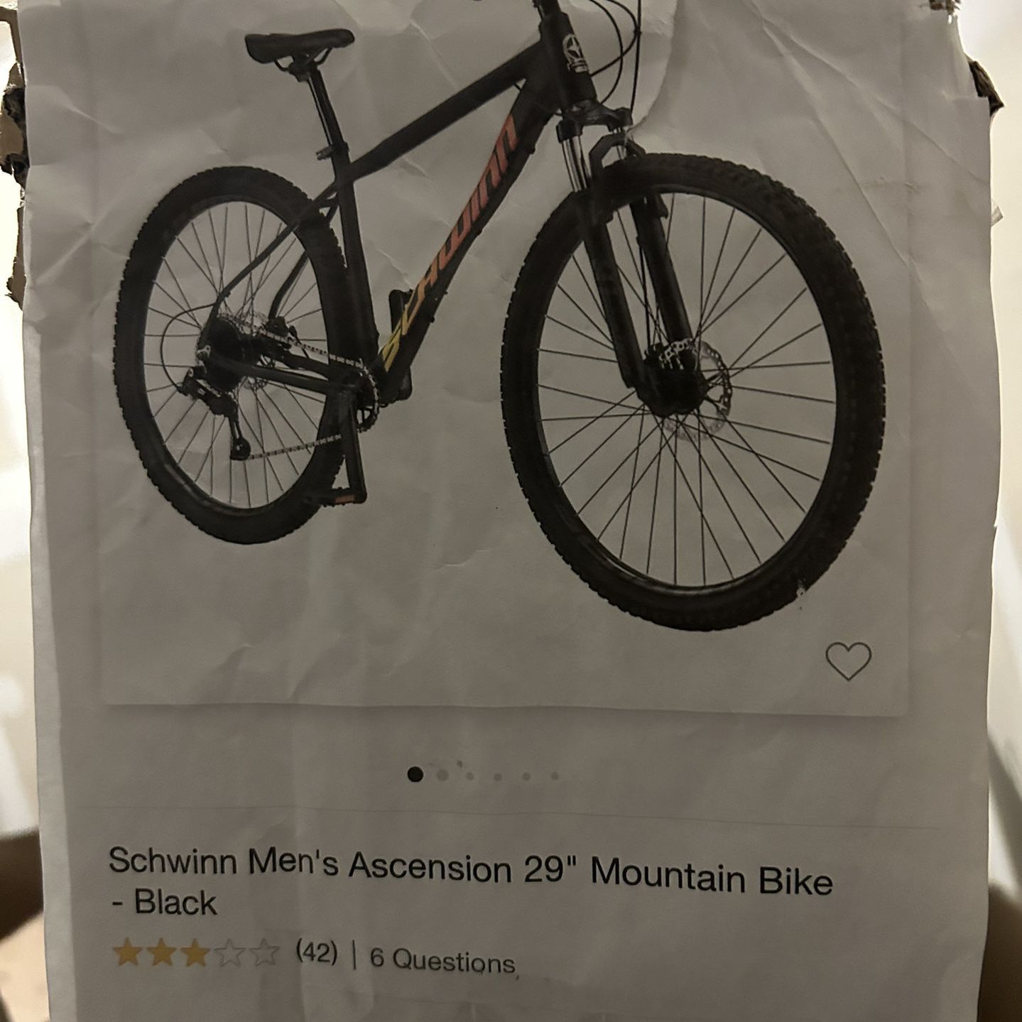 Schwinn Men’s Ascension 29in Mountain Bike (Black)
