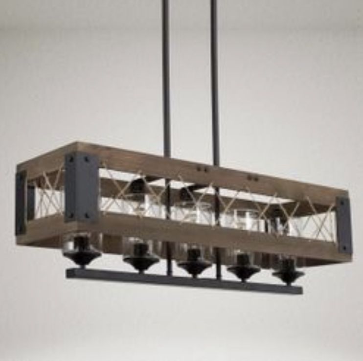 Open box Eriogonum 5-light kitchen island light