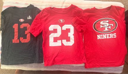 Kids San Fran 49ers NFL and Nike shirts
