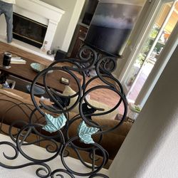 Wine Rack And Candle Holder