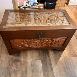 Wooden Chest Antique And Perfect 