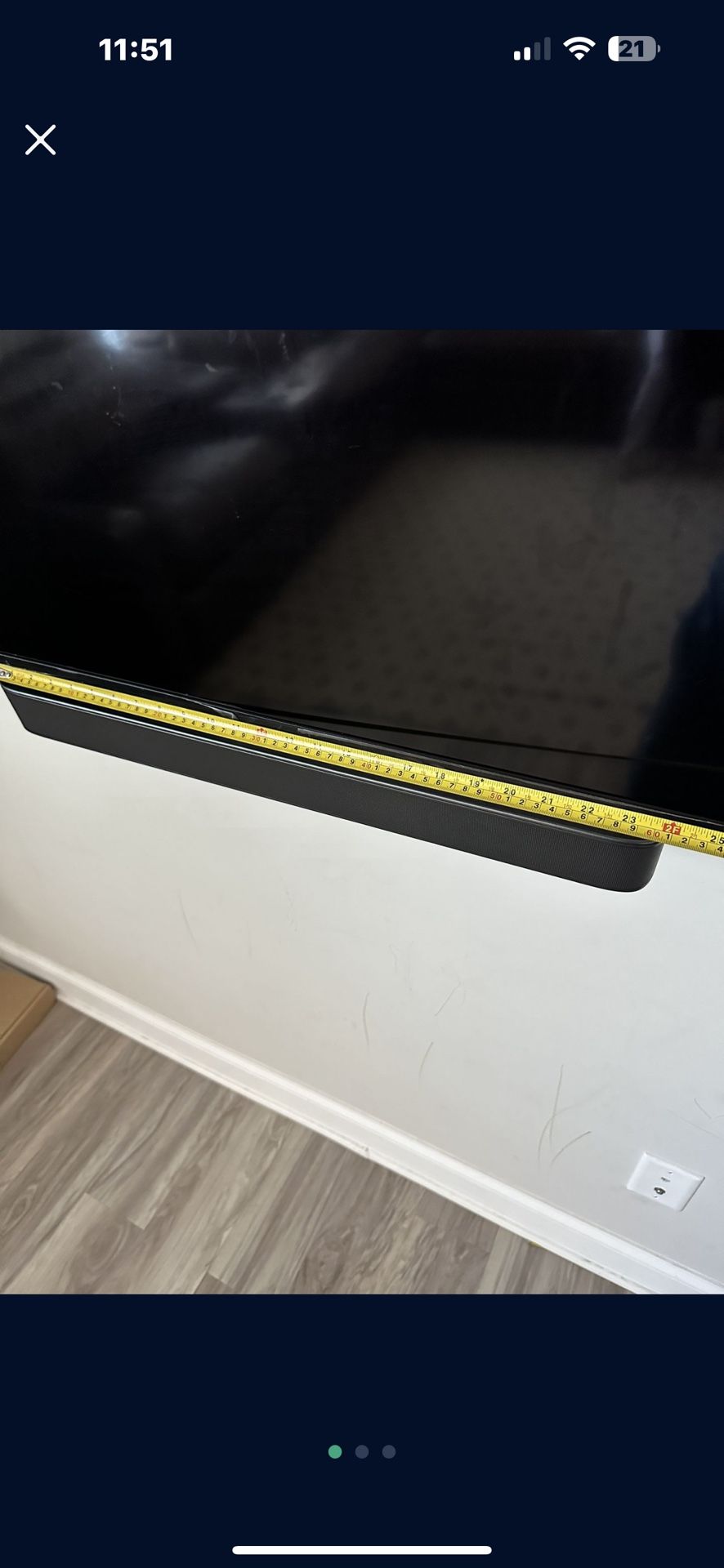 JBL Sound Bar 2.1, Like New