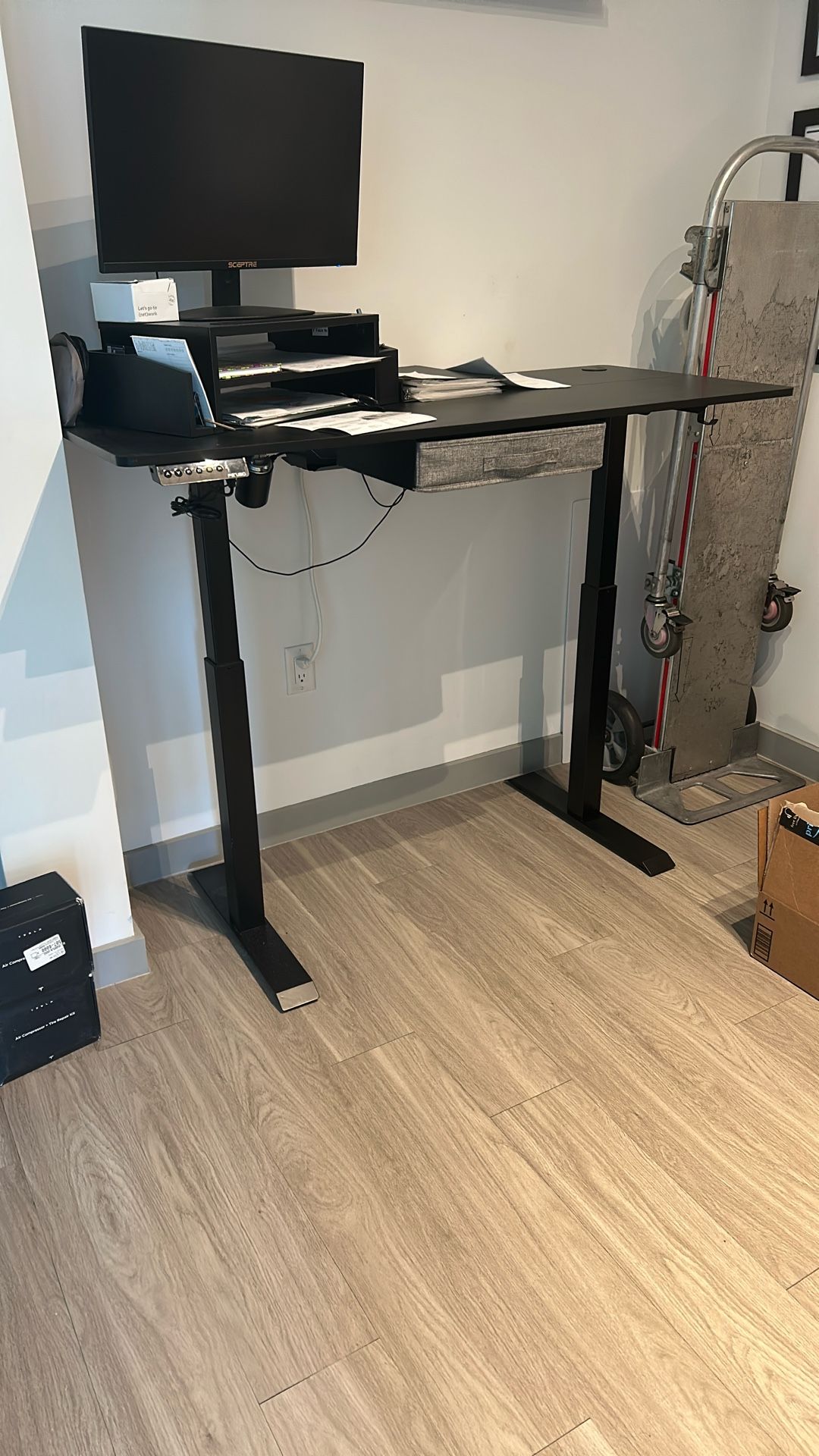 FEZIBO Height Adjustable Electric Standing Desk, 55 x 24 Inches