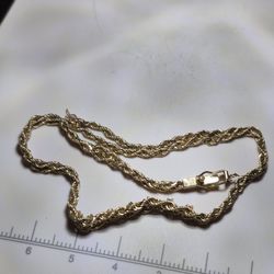 14K Gold Chain – 6g Total – 3.498g Pure Gold – Selling for Melt Value (80% of Spot)