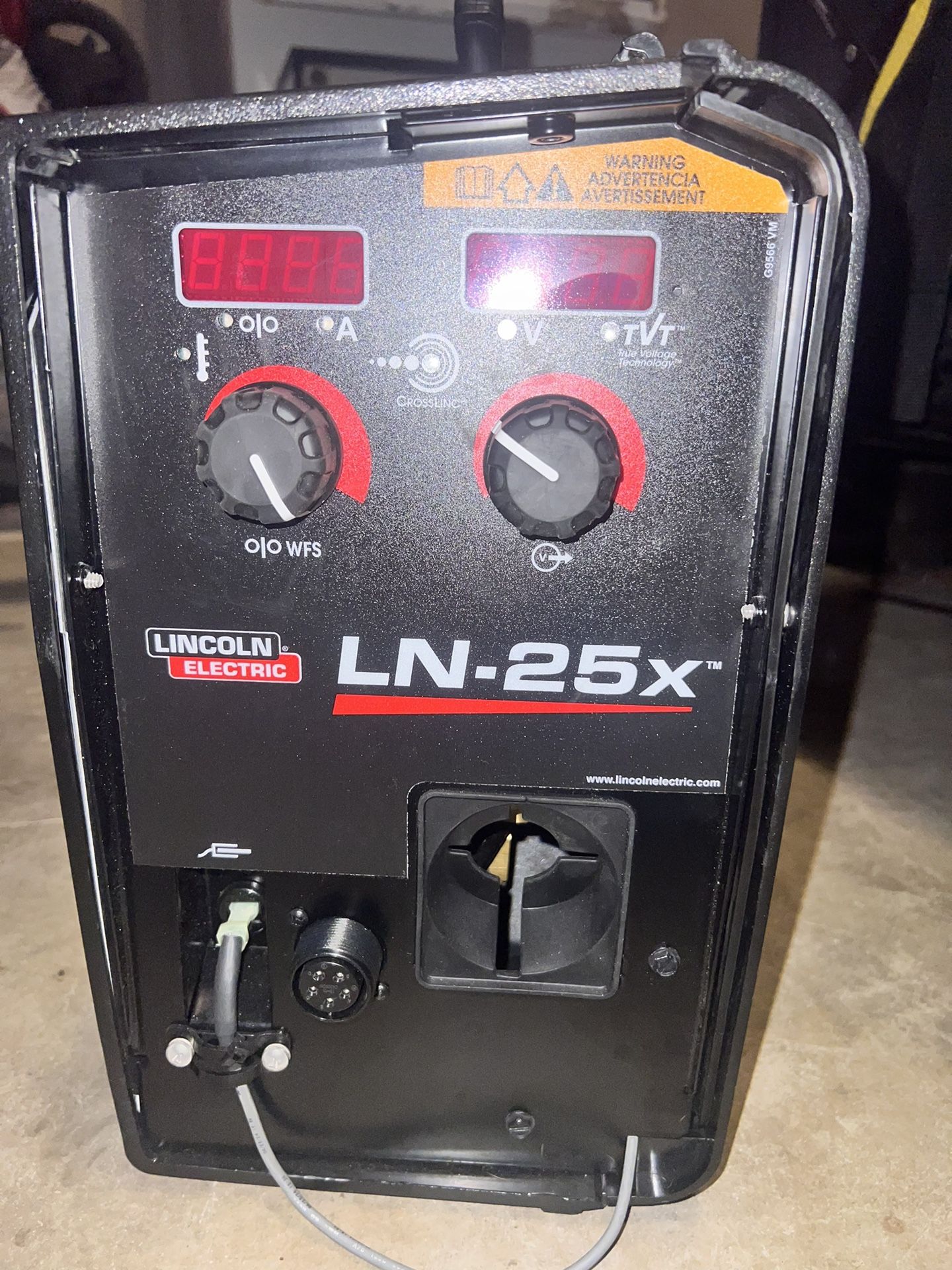 Lincoln LN-25X with magnum pro mig gun.