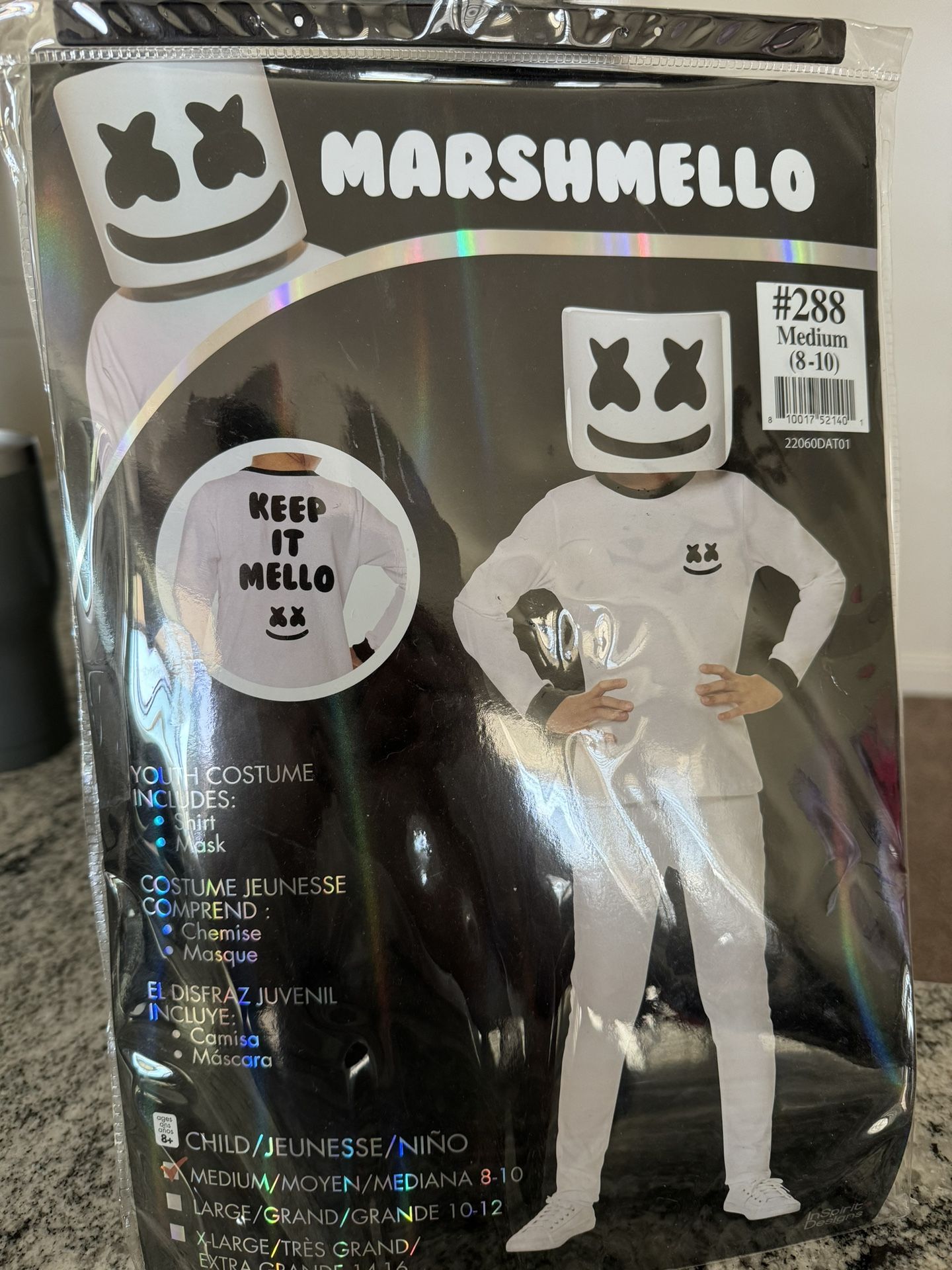 Boys Fortnite Marshmello Halloween Costume