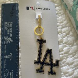 Baublebar dodgers MLB Charm Keychain New