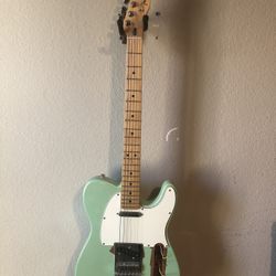 Fender player series telecaster maple fingerboard limited edition electric guitar surf pearl deals