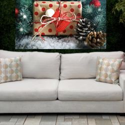 Large Ashley Furniture Cream Couch  (Free Delivery 🚚) 