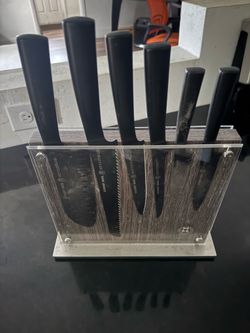 Schmidt Bros. 7-Piece Knife Set with Magnetic Block
