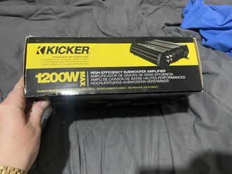 Kicker CX600.1 Amplifier