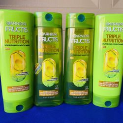 Garnier Fructis Shampoo & Conditioners 