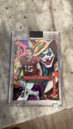 Fernando Mendoza Wild Card Joker 1/1 Football Card