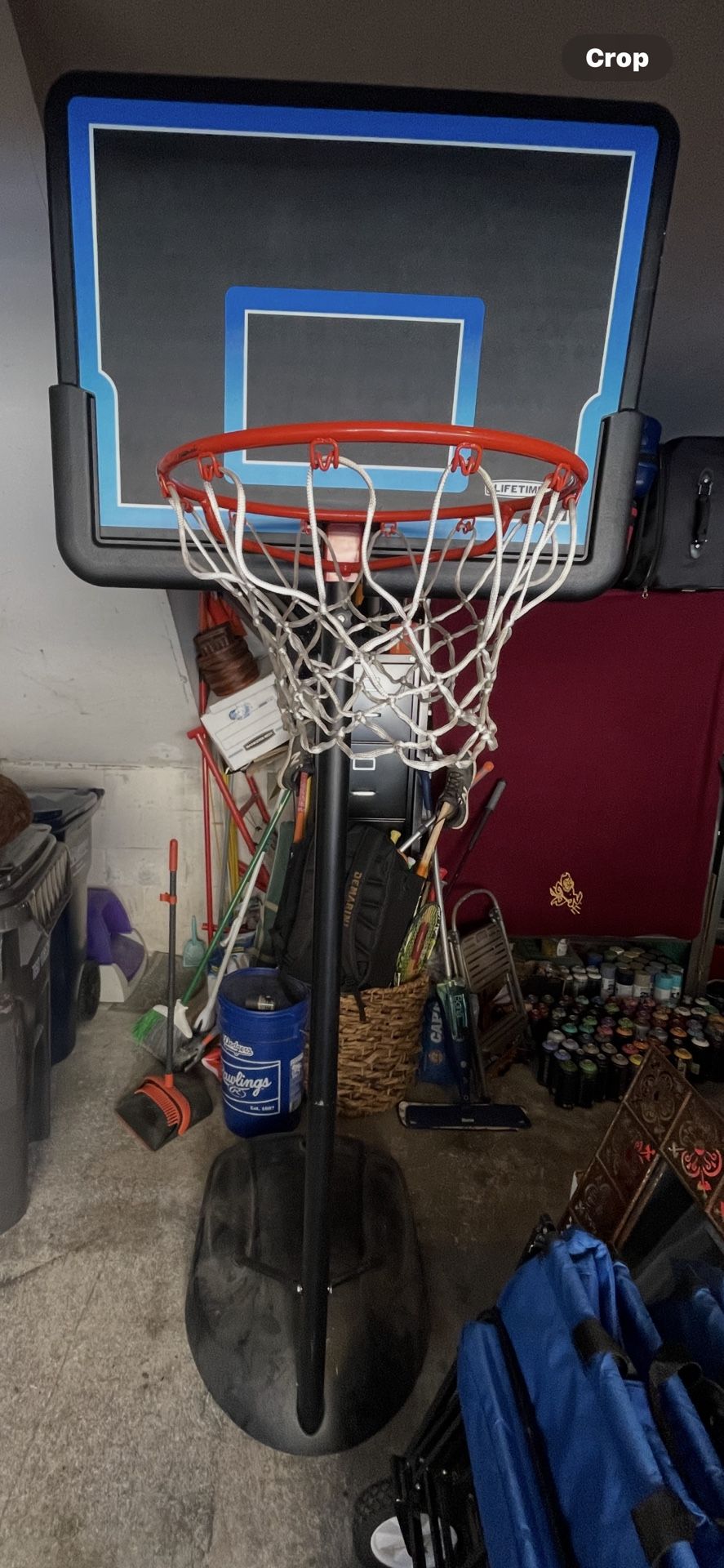 Lifetime Portable Basketball Hoop.