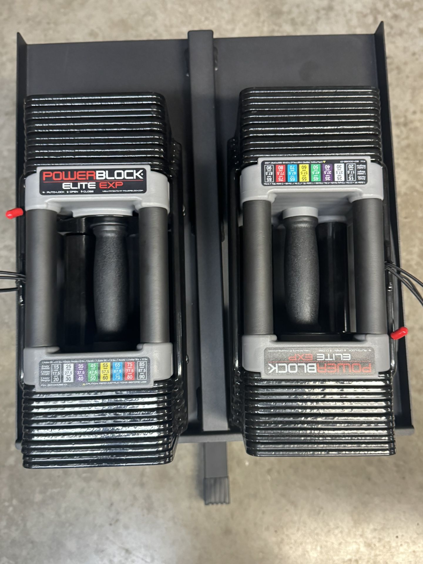 PowerBlock Elite EXP Adjustable Dumbbells 5 To 50 Lbs