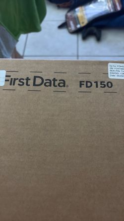 First data CC machine