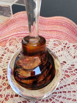 Vintage Marbled Decanter