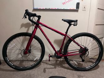 Salsa Fargo X9 Ruby Red Size “M” 2016 all original parts  except seat