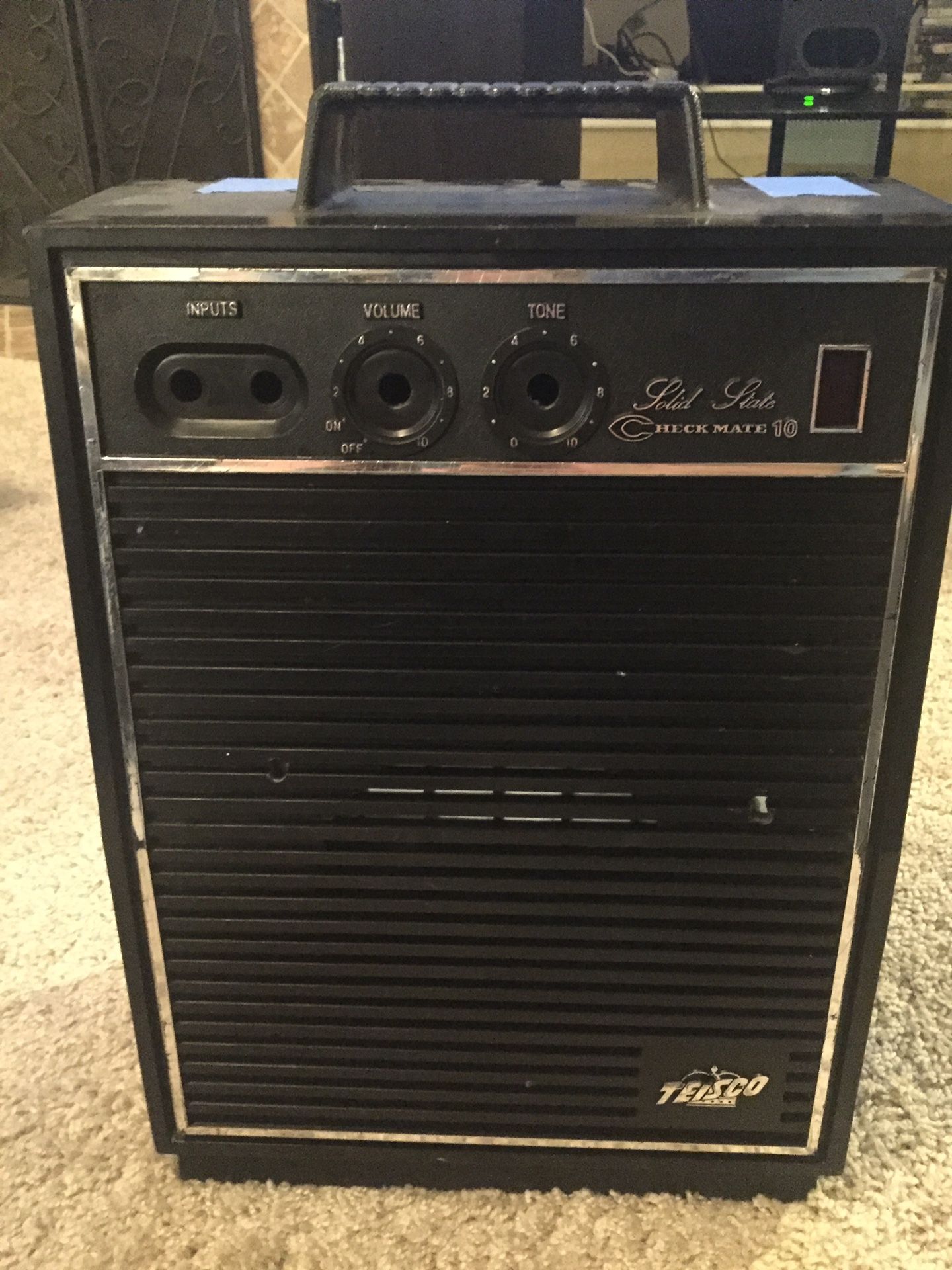 Teisco CM-10 amplifier and electric guitar (please read)
