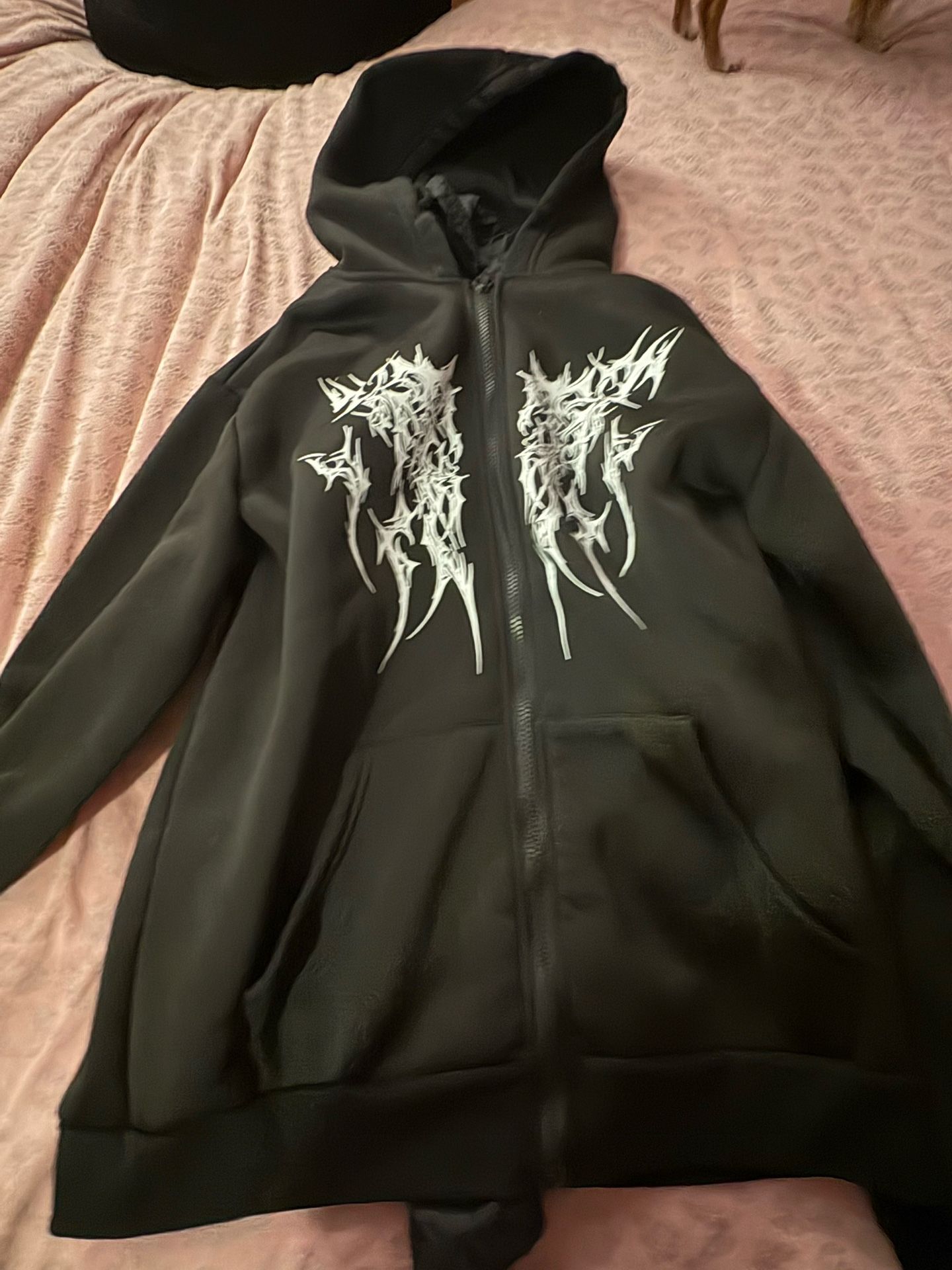 Hoodie New Black Emo