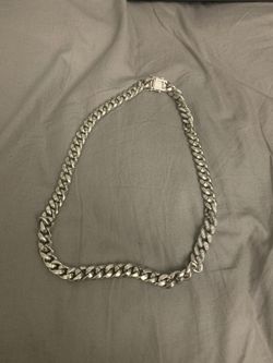 Stainless steel Cuban link chain