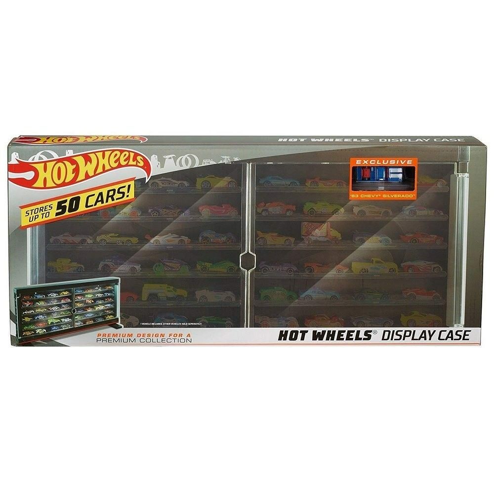 For sale Hot wheels 50th anniversary display case exclusive 83 Silverado. Include