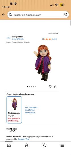 Disney Original Anne from Frozen 2 Doll Adventure