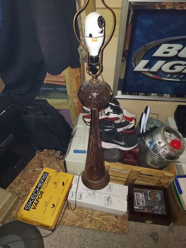 Blenko Glass Lamp