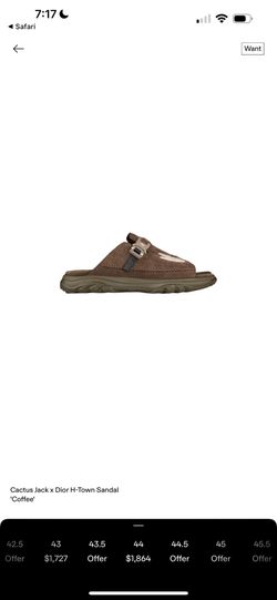 Travis Scott Dior Slides