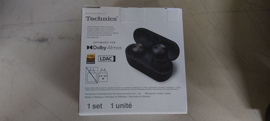 Technics EAH-AZ100P-K Wireless Noise Cancelling Earbuds Black