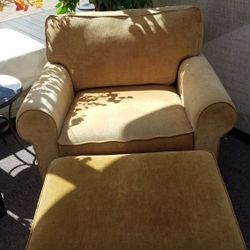 Pier 1 chair & ottoman