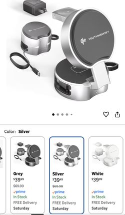 Magnetic Wireless Charger Stand Station