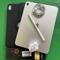 256gb Apple IPad 10th Generation (10.9” Liquid / 2022 model) with pen, keyboard, case & Accessories (warranty 2026) 