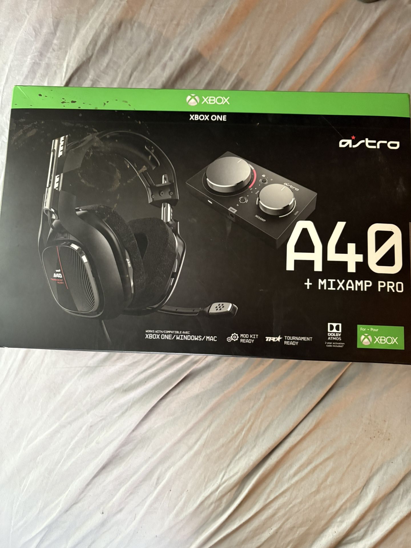 ASTRO Gaming A40 TR Wired Headset + MixAmp Pro TR for Xbox One Series X/S/PC
