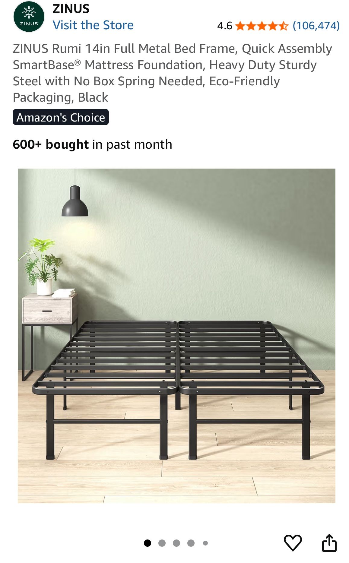 Full Mattress + Memory Foam + Frame