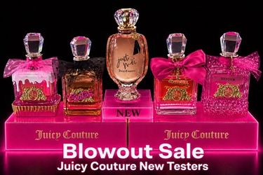💐Blowout Sale, juicy Couture Fragrances, New Testers. All 3.4 Oz EDP inTester BOX with CAP