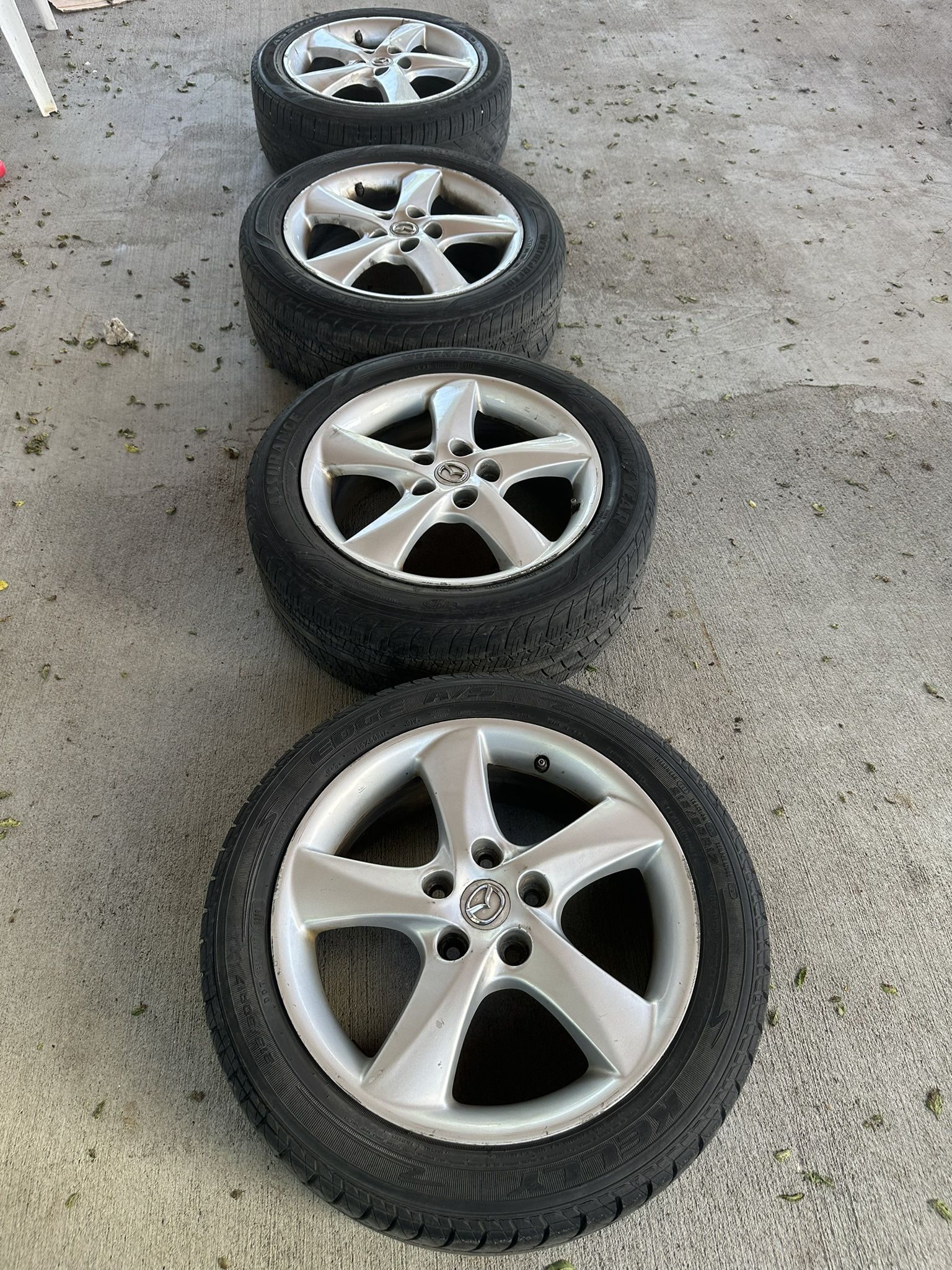 17” Set Of Rims With Tires 5x114.3