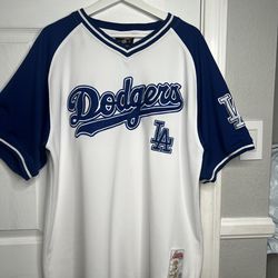 White and Blue Los Angeles Dodgers Jersey