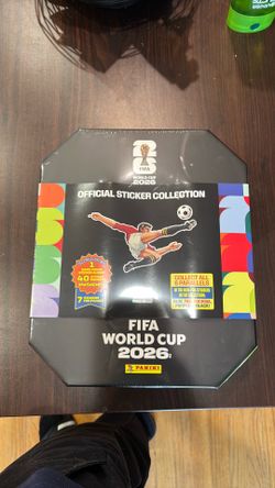 Panini 2026 World Cup sticker collectors box