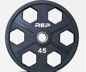 Rep Fitness 45lb. Urethane Equalizer Plate (single)