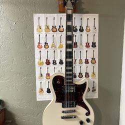 DAngelico Arctic White Guitar
