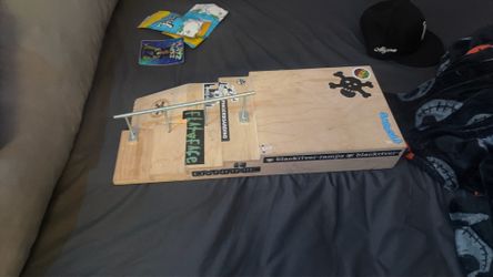 Black River fingerboards wooden ramp stair set with rail