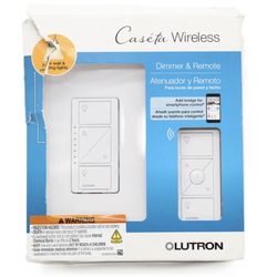 Lutron Caséta Wireless Dimmer & Pico Remote Kit White (P-PKG1W-WH-R)