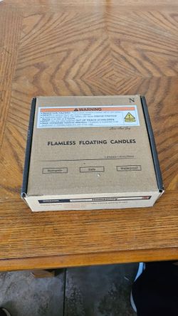 FLAMELESS FLOATING CANDLES PACK OF 24
