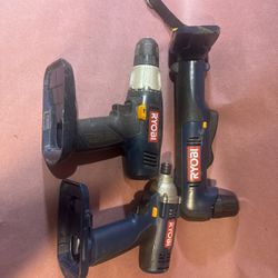 Ryobi (3) Tools 