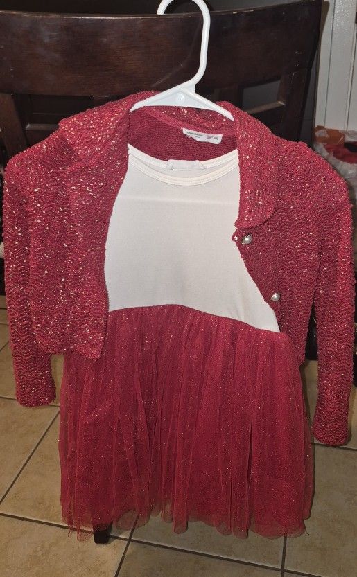 Red Dress With Blazer 6x