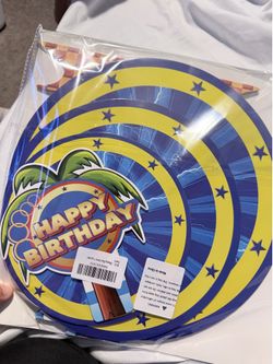 Sonic birthday decor